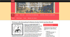 Desktop Screenshot of international-arthurian-society-nab.org